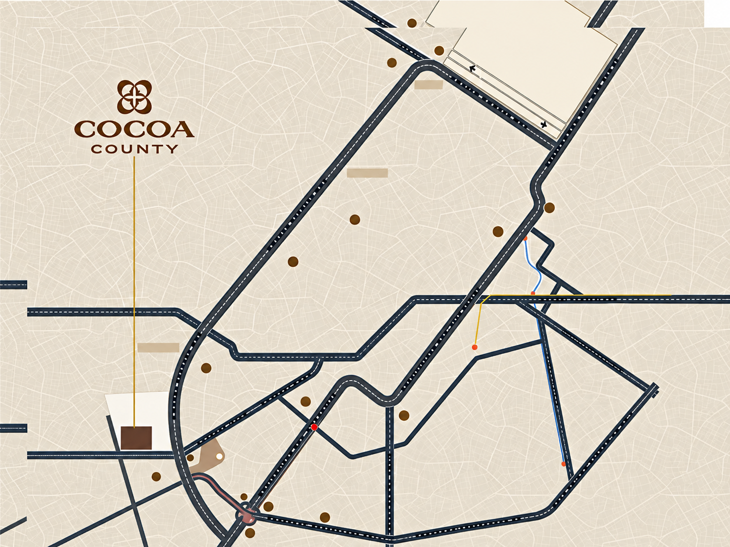 Cocoa County Sector 88A Gurgaon location and connectivity map