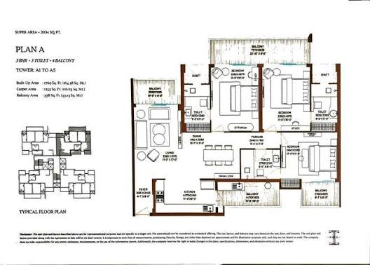 Ivory County typical floor plan